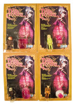 “THE DARK CRYSTAL” PROTOTYPE ACTION FIGURES ON CARDS.