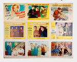 RONALD REAGAN LOBBY CARD LOT.