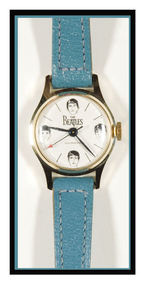 "THE BEATLES" WRISTWATCH BY BRADLEY IN ORIGINAL GIFT BOX.