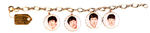 "BEATLES" CHARM BRACELET.