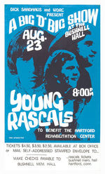 "YOUNG RASCALS" CONCERT POSTER.