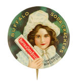 LOVELY YOUNG MAID DISPLAYS "BUFFALO SODA CRACKERS."