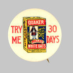 "QUAKER ROLLED WHITE OATS" CHOICE COLOR PACKAGE.