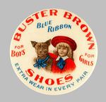 "BUSTER BROWN SHOES" BEAUTIFUL EARLY CLICKER.