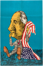 VIETNAM ERA 1970 SATIRICAL POSTER OF VICE PRESIDENT SPIRO AGNEW