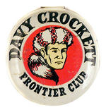 "DAVY CROCKETT FRONTIER CLUB" TAB.