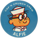 "CAP'N CRUNCH CREW" BUTTON SET.