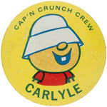 "CAP'N CRUNCH CREW" BUTTON SET.