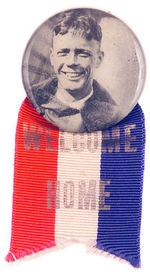 LINDBERGH PORTRAIT WITH ORIGINAL RIBBON.