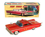 "FIRE CHIEF CAR" BOXED TOY.