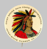 INDIAN SYMBOLIZES "CHIEF BRAND RAINCOATS AND CRAVENETTES."