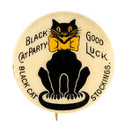 SYMBOLIC 1901 CAT PROMOTES "BLACK CAT STOCKINGS."