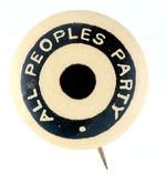 INTRIGUING "ALL PEOPLES PARTY."