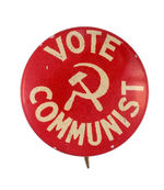 "VOTE COMMUNIST" 1930s LITHO.