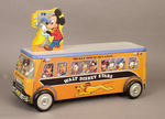 "MICKEY MOUSE BUS LINES" OUTSTANDING 1950s LARGE COMBINATION RIDING/PULL TOY.