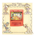 "WALT DISNEY CHARACTERS MOVIE STUDIO TO COLOR AND ERECT" RARE FIGURES AND SCENARIOS 1939 TOY.