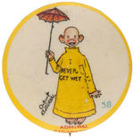 YELLOW KID SCARCE 1896 BUTTON #58.