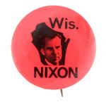 "WIS. NIXON" BUTTON.