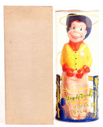 "HOWDY DOODY SOFT STANDING VINYL DOLL" SHERIFF IN ORIGINAL PACKAGING.