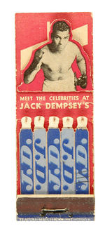 DEMPSEY RESTAURANT MATCH PACK WITH DIE-CUT POP-UP.