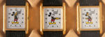 "MICKEY MOUSE REGISTERED EDITION WATCHES" BRADLEY DISPLAY.