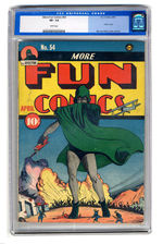 MORE FUN COMICS #54 APRIL 1940 CGC 7.5 WHITE PAGES.
