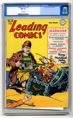 LEADING COMICS #10 SPRING 1944 CGC 9.4 WHITE PAGES.