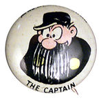 "THE CAPTAIN" KELLOGG'S PEP BUTTON.