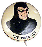 "THE PHANTOM" KELLOGG'S PEP BUTTON.