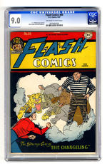 FLASH COMICS #84 JUNE 1947 CGC 9.0 OFF-WHITE TO WHITE PAGES.