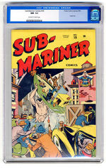 SUB-MARINER COMICS #19 SPRING 1946 CGC 9.2 OFF-WHITE TO WHITE PAGES.