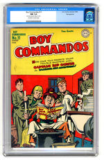 BOY COMMANDOS #11 SUMMER 1945 CGC 9.4   PENNSYLVANIA COPY   OFF-WHITE TO WHITE.