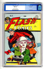 FLASH COMICS #72 JUNE 1946 CGC 9.4 OFF-WHITE TO WHITE PAGES BIG APPLE COPY.