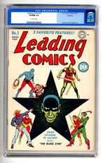 LEADING COMICS #2 SPRING 1942 CGC 9.0 OFF-WHITE PAGES ROCKFORD COPY.