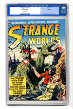 STRANGE WORLDS #3 JUNE 1951 CGC 9.0 WHITE PAGES SPOKANE COPY.