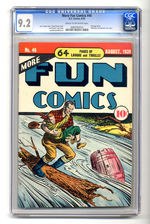 MORE FUN COMICS #46 AUGUST 1939 CGC 9.2 CREAM TO OFF-WHITE PAGES.