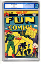MORE FUN COMICS #80 JUNE 1942 CGC 9.4 WHITE PAGES MILE HIGH COPY.