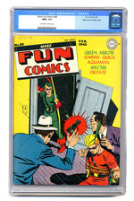 MORE FUN COMICS #88 FEBRUARY 1943 CGC 9.6 OFF-WHITE TO WHITE PAGES MILE HIGH COPY.