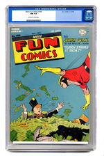 MORE FUN COMICS #100 NOVEMBER DECEMBER 1944 CGC 9.4 OFF-WHITE TO WHITE PAGES.