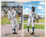 CASEY STENGEL VS. EUSTAQUIO PEDROSO ORIGINAL ART BY CUBAN ARTIST JORGE S.