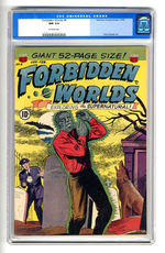 FORBIDDEN WORLDS #4 JANUARY FEBRUARY 1952 CGC 9.4 OFF-WHITE PAGES.