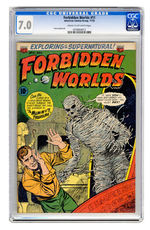 FORBIDDEN WORLDS #11 NOVEMBER 1952 CGC 7.0 CREAM TO OFF-WHITE PAGES.