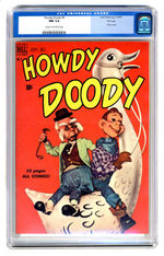 HOWDY DOODY #4 SEPTEMBER OCTOBER 1950 CGC 9.4 CREAM TO OFF-WHITE PAGES FILE COPY.