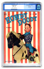 HOWDY DOODY #5 NOVEMBER DECEMBER 1950 CGC 9.6 CREAM TO OFF-WHITE PAGES FILE COPY.