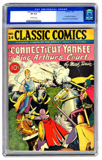 CLASSIC COMICS #24 SEPTEMBER 1945 CGC 8.0 OFF-WHITE PAGES.