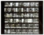 JACKSON FIVE FILM NEGATIVES AND CONTACT SHEET.