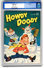 HOWDY DOODY #15 MARCH 1952 CGC 9.6 OFF-WHITE TO WHITE PAGES FILE COPY.
