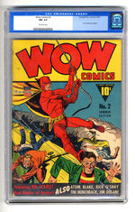 WOW COMICS #2 SUMMER 1941 CGC 5.5 OFF-WHITE PAGES.