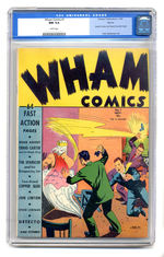 WHAM COMICS #1 NOVEMBER 1940 CGC 9.4 WHITE PAGES DENVER COPY.
