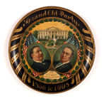 TAFT-SHERMAN "GRAND OLD PARTY" TIN CHANGE TRAY.